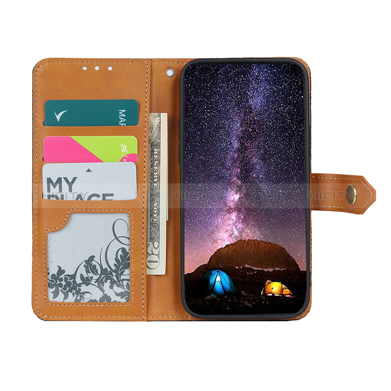 Handytasche Stand Schutzhülle Flip Leder Hülle K05Z für Oppo A74 5G