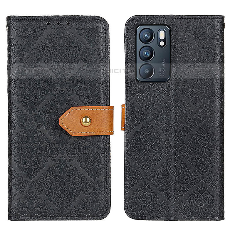 Handytasche Stand Schutzhülle Flip Leder Hülle K05Z für Oppo Reno6 5G