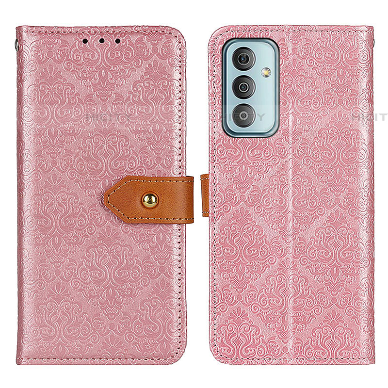 Handytasche Stand Schutzhülle Flip Leder Hülle K05Z für Samsung Galaxy F13 4G Rosa