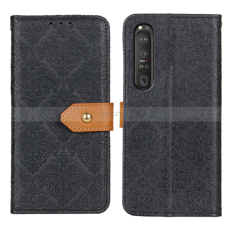 Handytasche Stand Schutzhülle Flip Leder Hülle K05Z für Sony Xperia 1 III groß