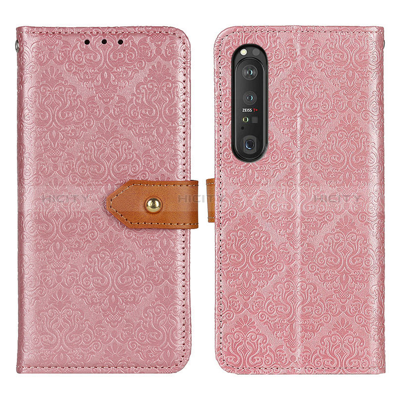 Handytasche Stand Schutzhülle Flip Leder Hülle K05Z für Sony Xperia 1 III groß