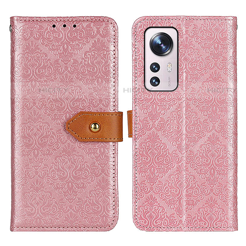 Handytasche Stand Schutzhülle Flip Leder Hülle K05Z für Xiaomi Mi 12S Pro 5G Rosa