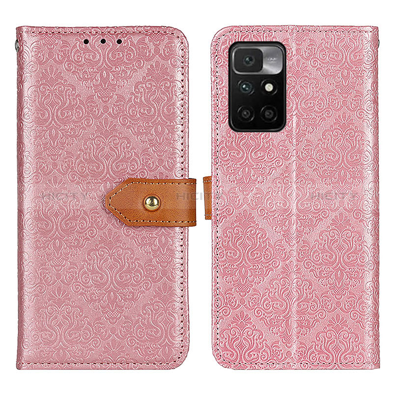 Handytasche Stand Schutzhülle Flip Leder Hülle K05Z für Xiaomi Redmi 10 (2022) Rosa