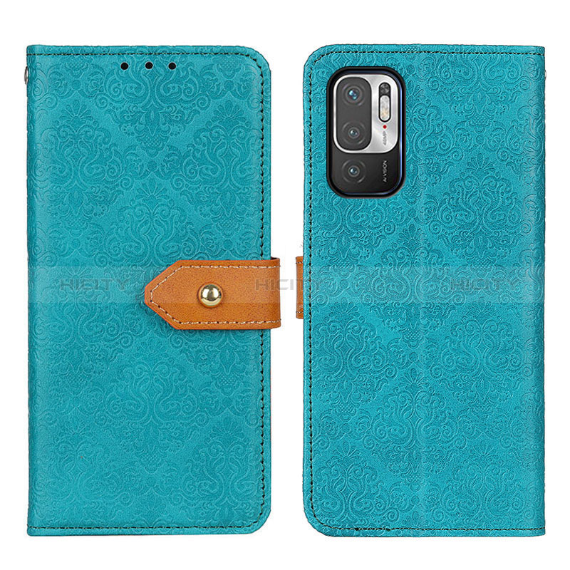 Handytasche Stand Schutzhülle Flip Leder Hülle K05Z für Xiaomi Redmi Note 11 SE 5G Grün Plus