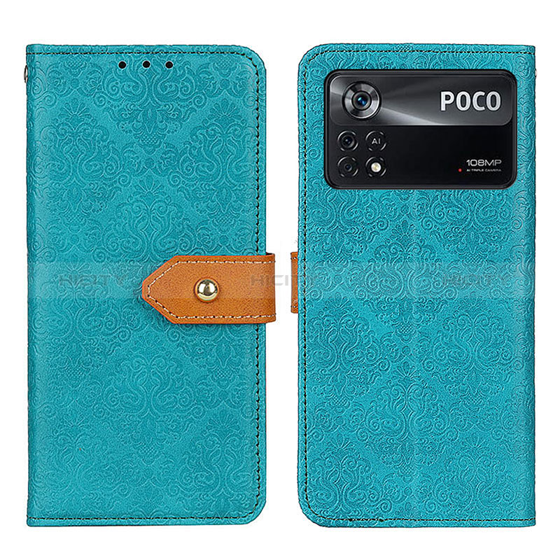 Handytasche Stand Schutzhülle Flip Leder Hülle K05Z für Xiaomi Redmi Note 11E Pro 5G Grün Plus