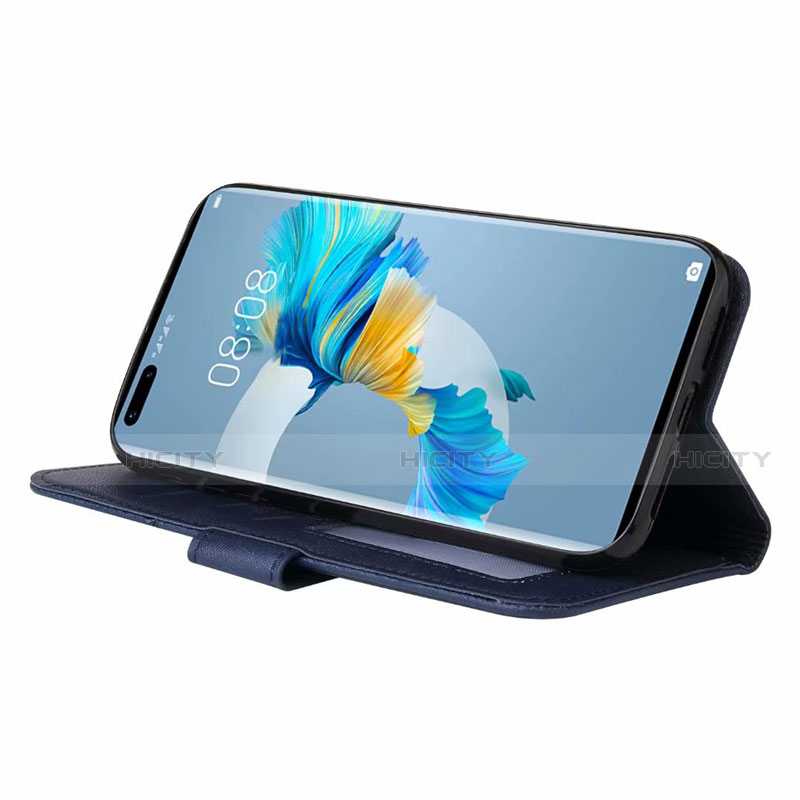 Handytasche Stand Schutzhülle Flip Leder Hülle K06 für Huawei Mate 40 Pro groß