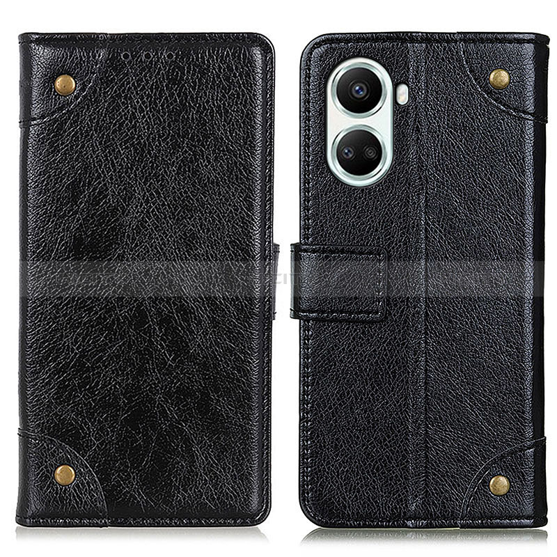 Handytasche Stand Schutzhülle Flip Leder Hülle K06Z für Huawei Nova 10 SE Schwarz