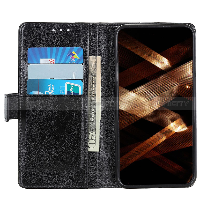 Handytasche Stand Schutzhülle Flip Leder Hülle K06Z für Motorola Moto E22