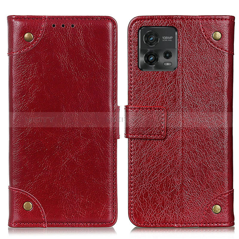 Handytasche Stand Schutzhülle Flip Leder Hülle K06Z für Motorola Moto G72