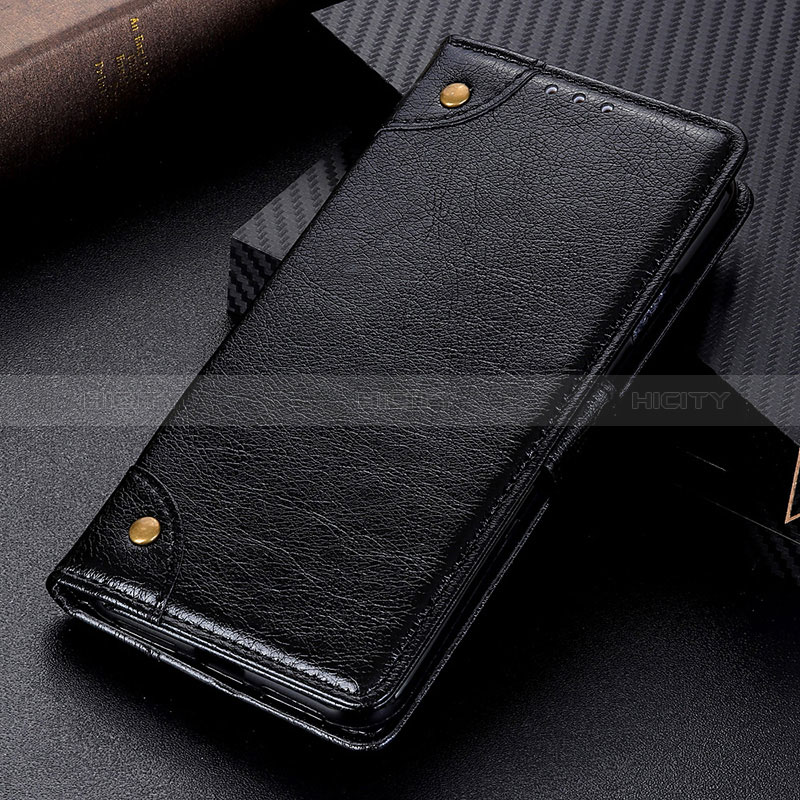 Handytasche Stand Schutzhülle Flip Leder Hülle K06Z für OnePlus 9 5G Schwarz Plus