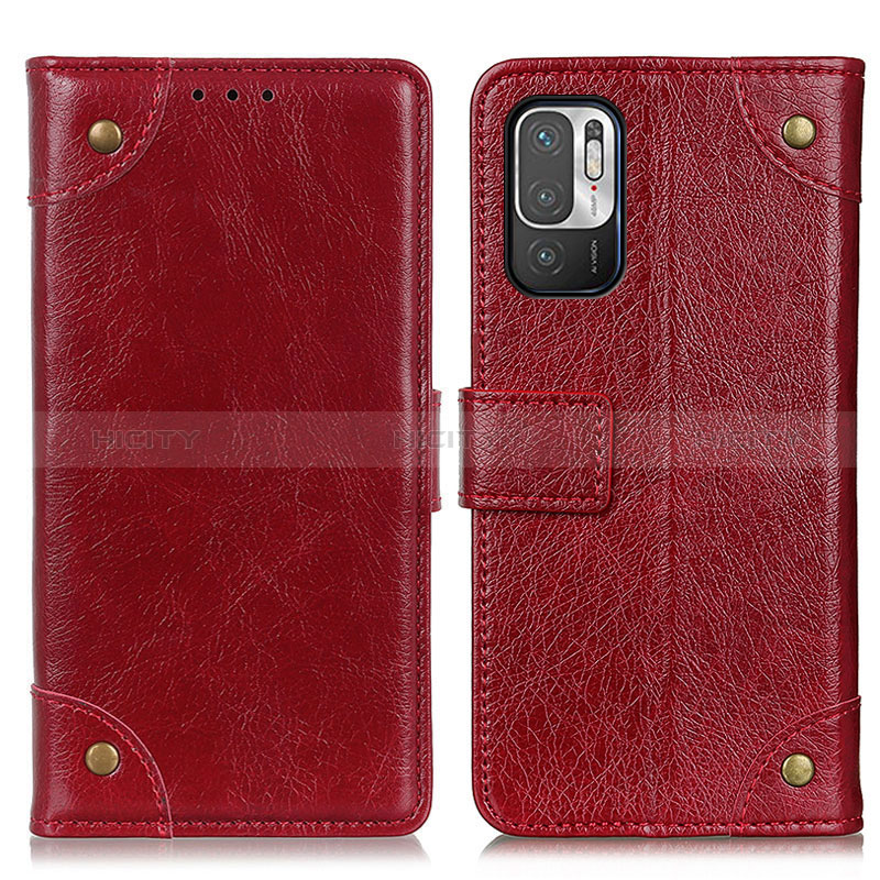 Handytasche Stand Schutzhülle Flip Leder Hülle K06Z für Xiaomi Redmi Note 11 SE 5G Rot