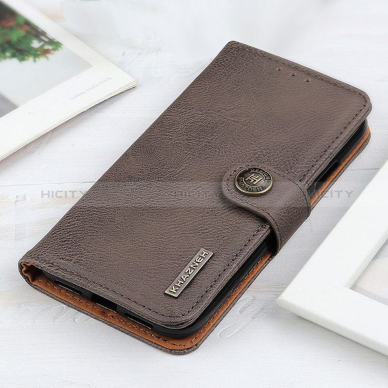 Handytasche Stand Schutzhülle Flip Leder Hülle K06Z für Xiaomi Redmi Note 13 Pro 5G Grau