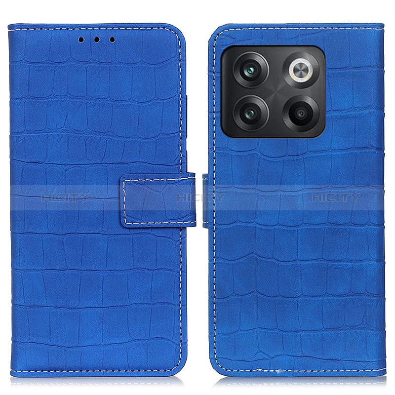 Handytasche Stand Schutzhülle Flip Leder Hülle K07Z für OnePlus 10T 5G Blau