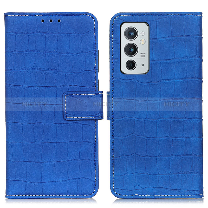 Handytasche Stand Schutzhülle Flip Leder Hülle K07Z für OnePlus 9RT 5G Blau Plus