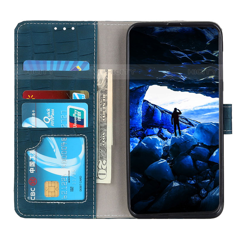 Handytasche Stand Schutzhülle Flip Leder Hülle K07Z für Oppo F21 Pro 4G groß