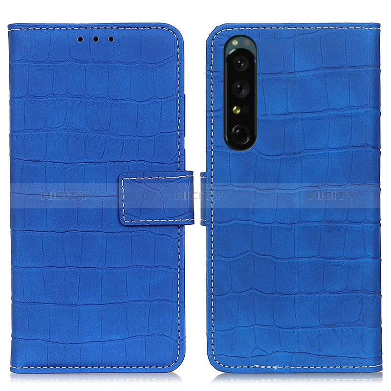 Handytasche Stand Schutzhülle Flip Leder Hülle K07Z für Sony Xperia 1 IV groß