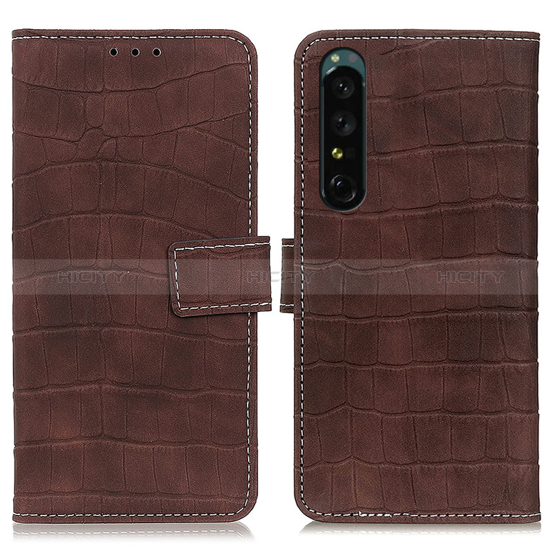 Handytasche Stand Schutzhülle Flip Leder Hülle K07Z für Sony Xperia 1 IV groß