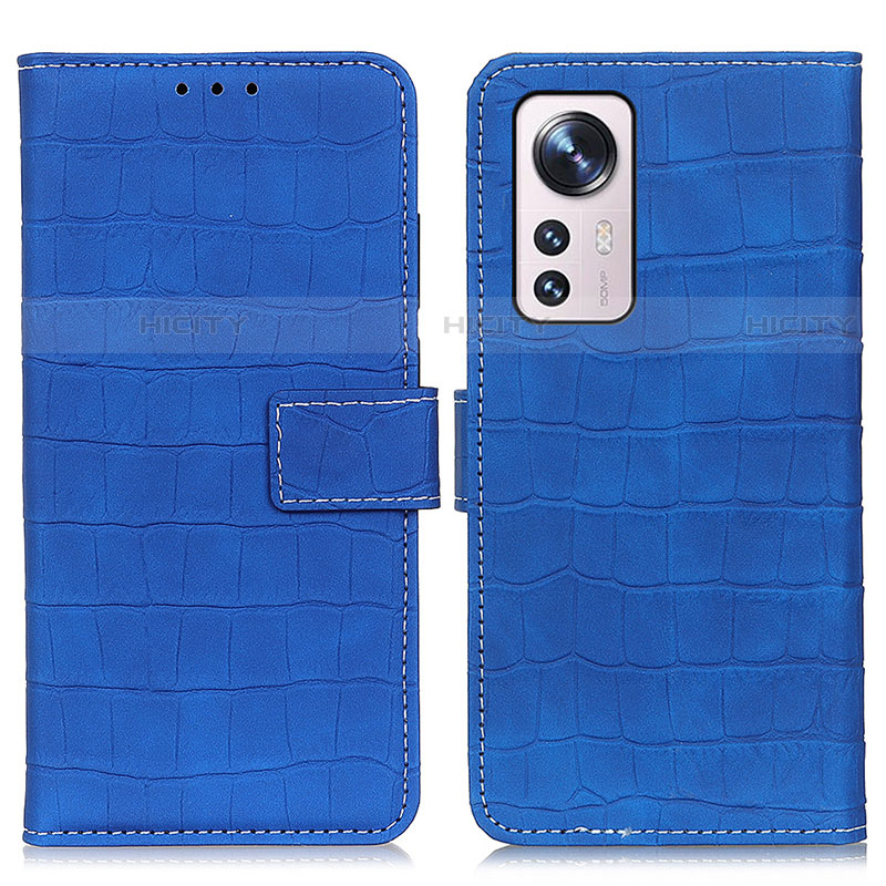 Handytasche Stand Schutzhülle Flip Leder Hülle K07Z für Xiaomi Mi 12 Lite 5G Blau