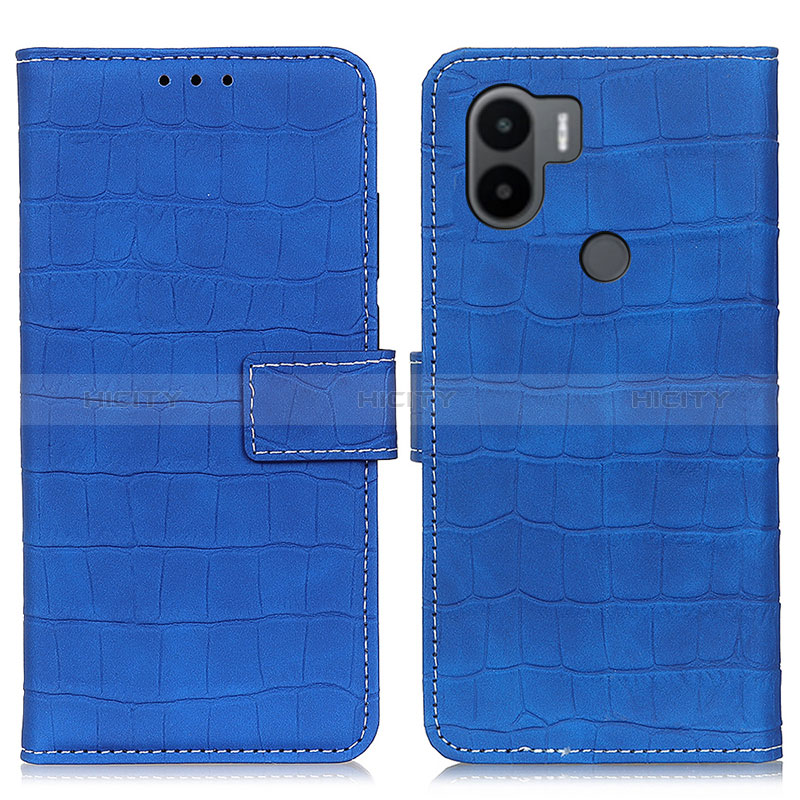 Handytasche Stand Schutzhülle Flip Leder Hülle K07Z für Xiaomi Redmi A1 Plus Blau