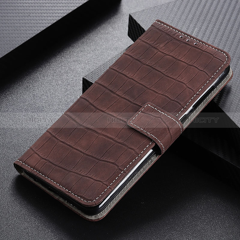 Handytasche Stand Schutzhülle Flip Leder Hülle K07Z für Xiaomi Redmi Note 10 Pro 4G Braun