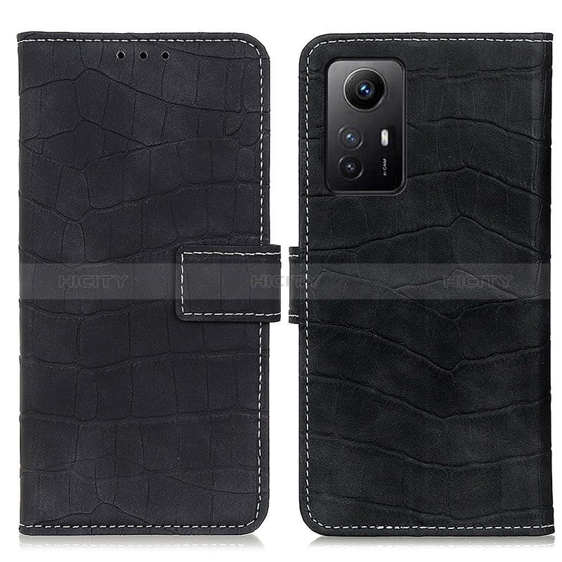 Handytasche Stand Schutzhülle Flip Leder Hülle K07Z für Xiaomi Redmi Note 12S Schwarz Plus