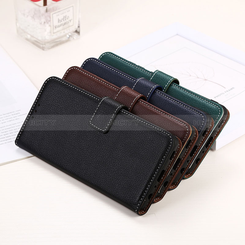 Handytasche Stand Schutzhülle Flip Leder Hülle K08Z für Motorola Moto E22