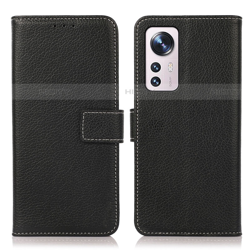 Handytasche Stand Schutzhülle Flip Leder Hülle K08Z für Xiaomi Mi 12S 5G Schwarz