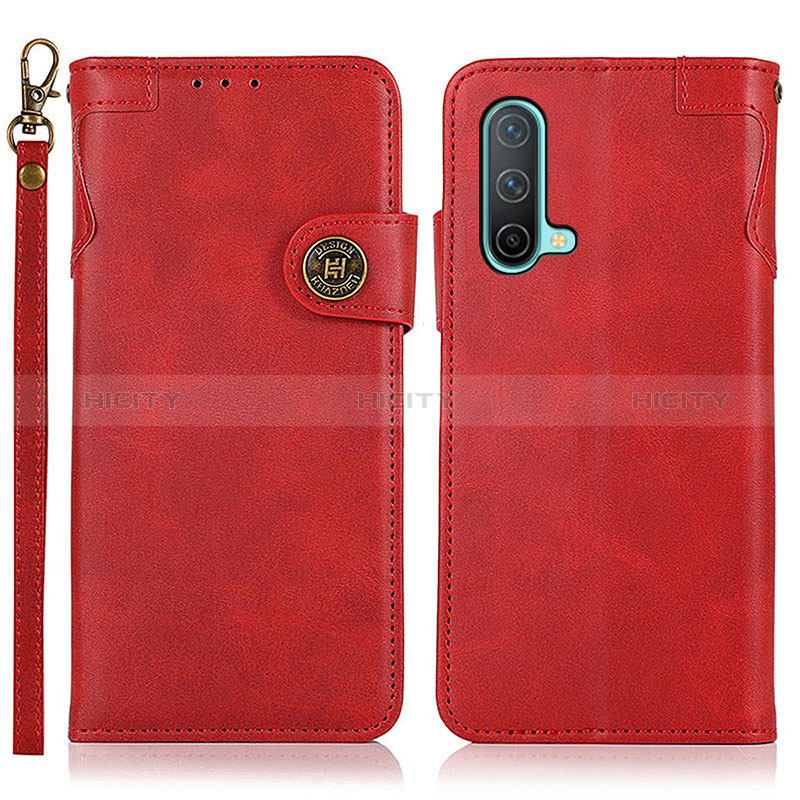 Handytasche Stand Schutzhülle Flip Leder Hülle K09Z für OnePlus Nord CE 5G Rot