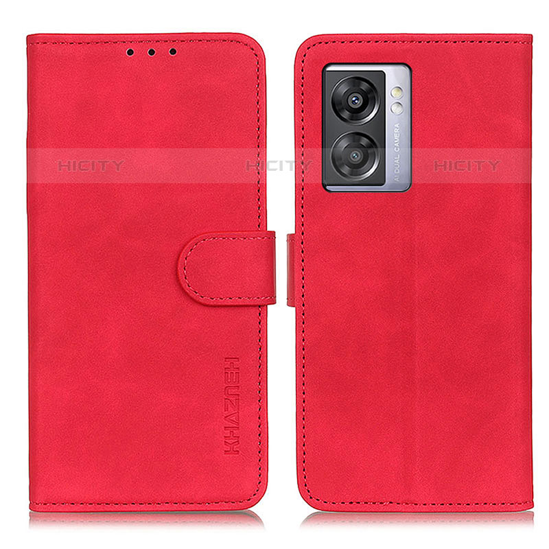 Handytasche Stand Schutzhülle Flip Leder Hülle K09Z für OnePlus Nord N300 5G Rot Plus