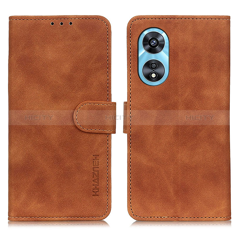 Handytasche Stand Schutzhülle Flip Leder Hülle K09Z für Oppo A78 5G