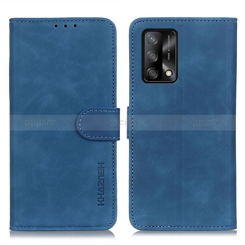 Handytasche Stand Schutzhülle Flip Leder Hülle K09Z für Oppo A95 4G Blau Plus