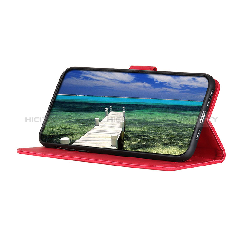 Handytasche Stand Schutzhülle Flip Leder Hülle K09Z für Oppo A96 4G groß