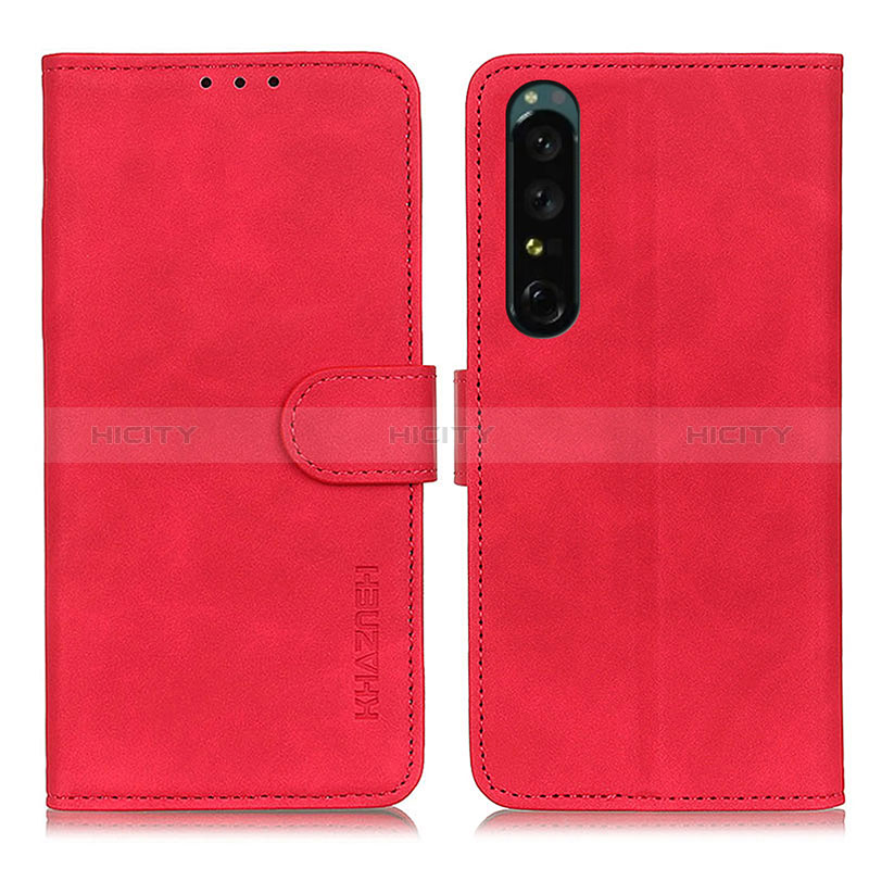 Handytasche Stand Schutzhülle Flip Leder Hülle K09Z für Sony Xperia 1 IV groß