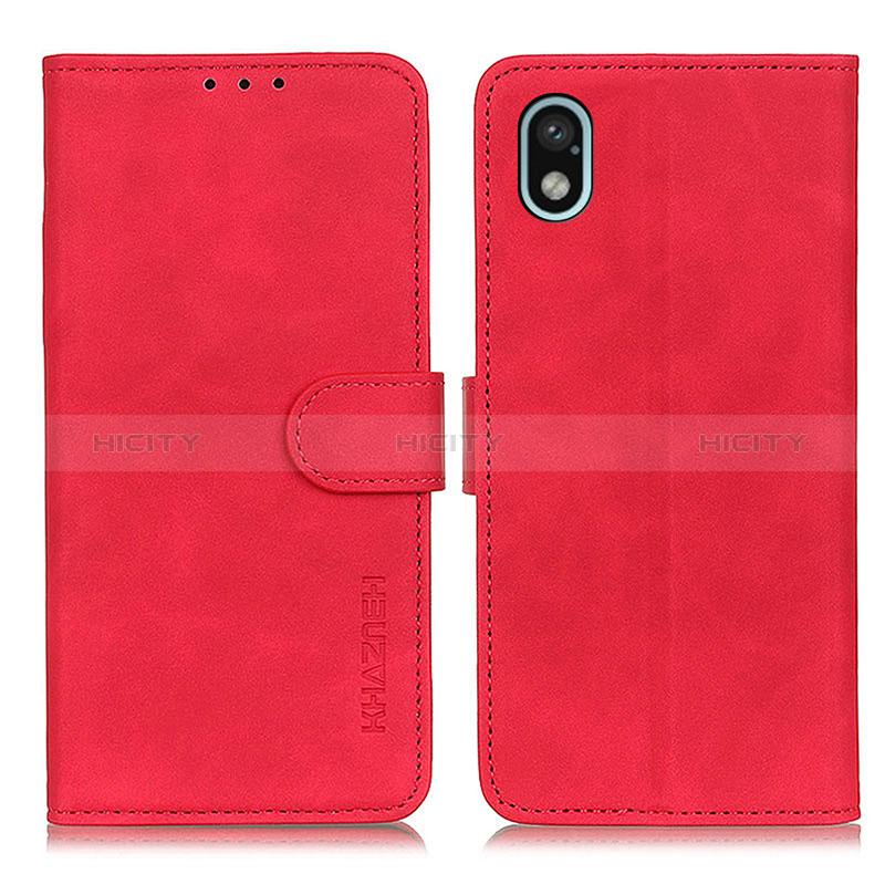 Handytasche Stand Schutzhülle Flip Leder Hülle K09Z für Sony Xperia Ace III Rot