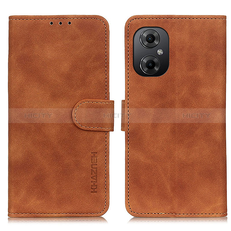 Handytasche Stand Schutzhülle Flip Leder Hülle K09Z für Xiaomi Redmi Note 12R Pro 5G Braun