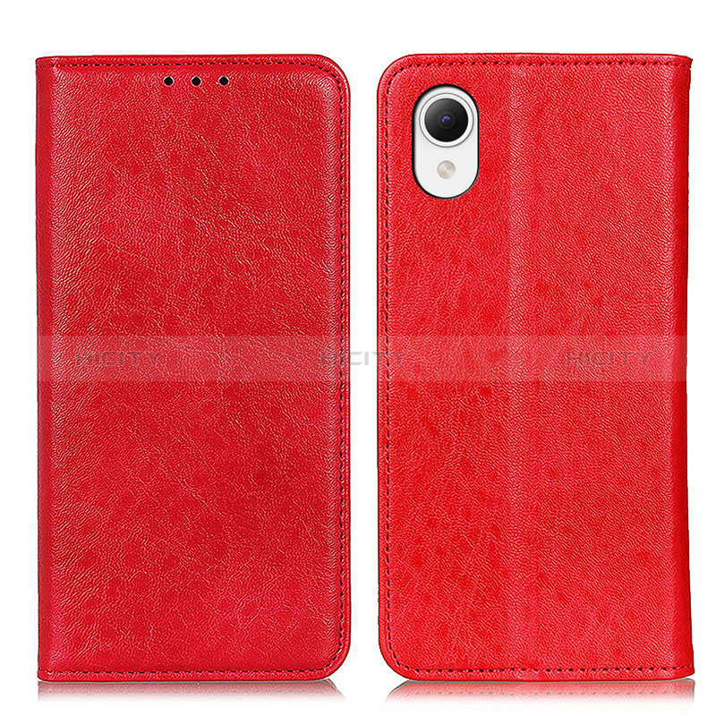 Handytasche Stand Schutzhülle Flip Leder Hülle K10Z für Samsung Galaxy A23e 5G Rot