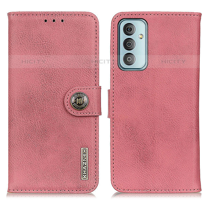 Handytasche Stand Schutzhülle Flip Leder Hülle KZ02 für Samsung Galaxy M23 5G Rosa