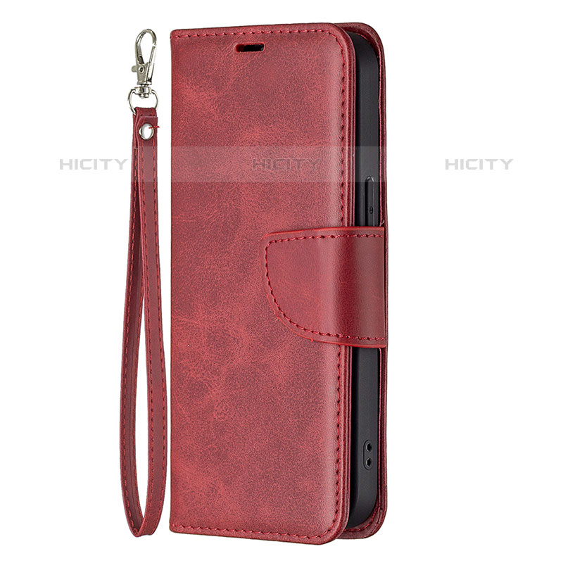 Handytasche Stand Schutzhülle Flip Leder Hülle L01 für Apple iPhone 15 Pro Max Rot