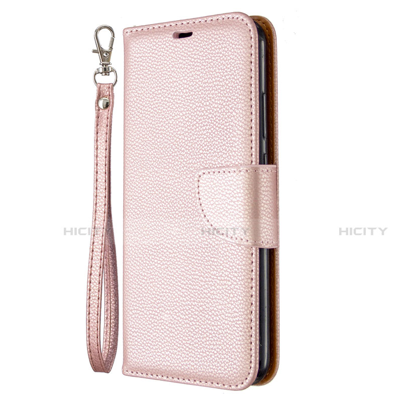 Handytasche Stand Schutzhülle Flip Leder Hülle L01 für Huawei Honor 9C Rosegold