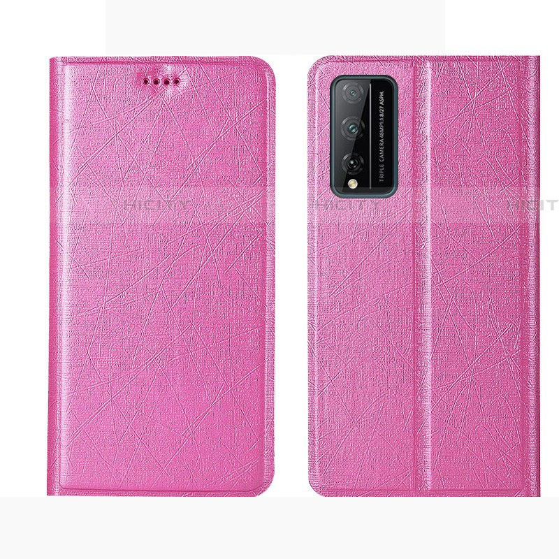 Handytasche Stand Schutzhülle Flip Leder Hülle L01 für Huawei Honor Play4T Pro Rosa