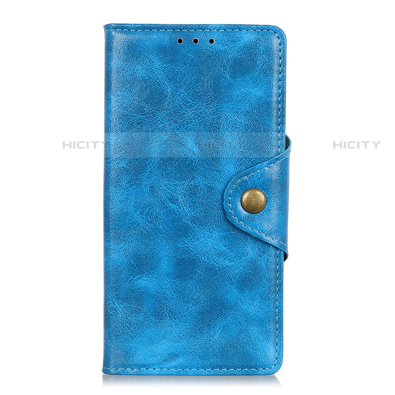 Handytasche Stand Schutzhülle Flip Leder Hülle L01 für Huawei P smart S Hellblau Plus