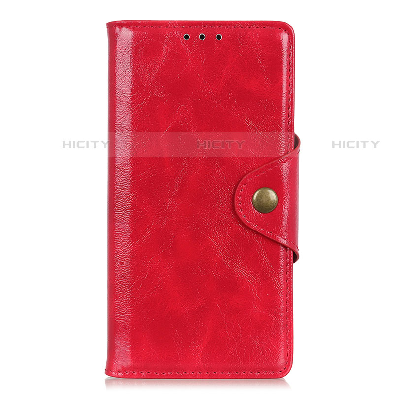 Handytasche Stand Schutzhülle Flip Leder Hülle L01 für Huawei P smart S Rot Plus