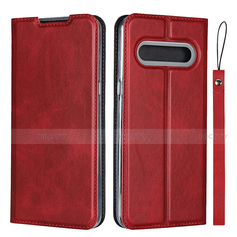 Handytasche Stand Schutzhülle Flip Leder Hülle L01 für LG V60 ThinQ 5G Rot