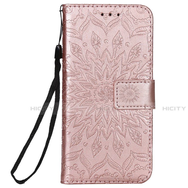 Handytasche Stand Schutzhülle Flip Leder Hülle L01 für Nokia 2.3 Rosegold