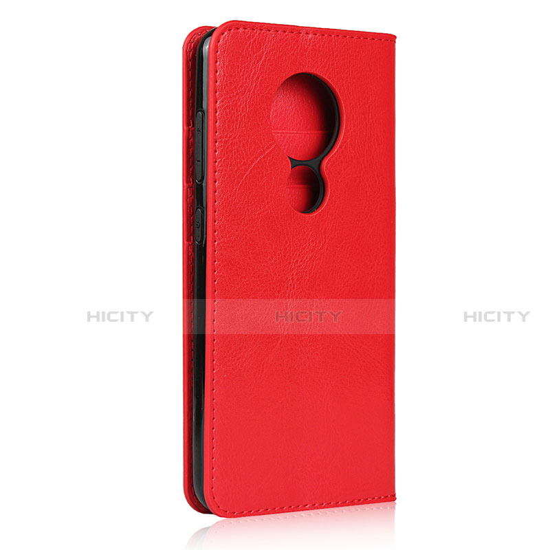 Handytasche Stand Schutzhülle Flip Leder Hülle L01 für Nokia 7.2 Rot