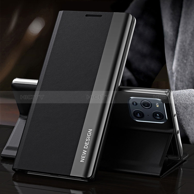 Handytasche Stand Schutzhülle Flip Leder Hülle L01 für Oppo Find X3 5G