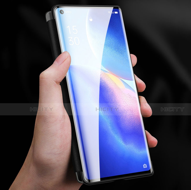 Handytasche Stand Schutzhülle Flip Leder Hülle L01 für Oppo Find X3 Lite 5G groß