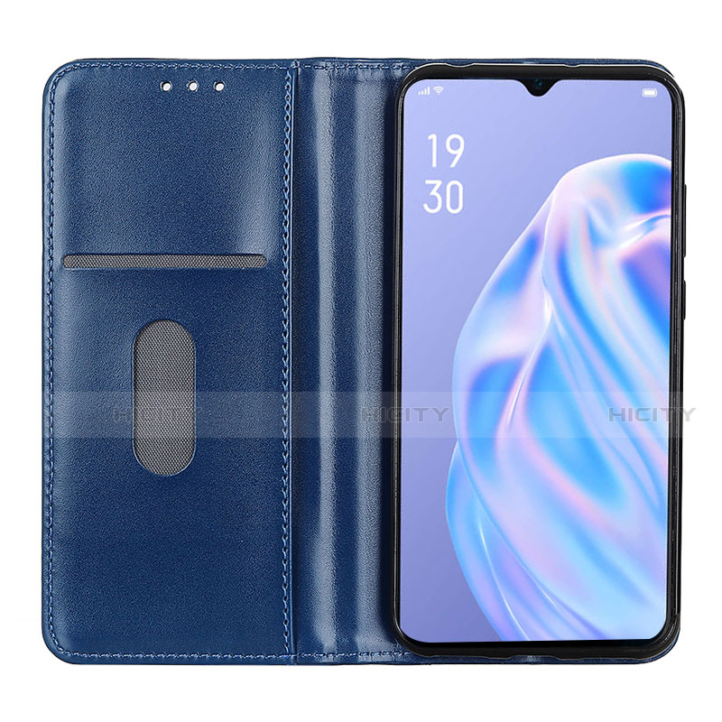 Handytasche Stand Schutzhülle Flip Leder Hülle L01 für Oppo Reno3 A