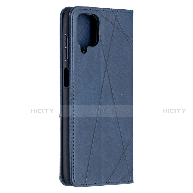 Handytasche Stand Schutzhülle Flip Leder Hülle L01 für Samsung Galaxy A12 groß