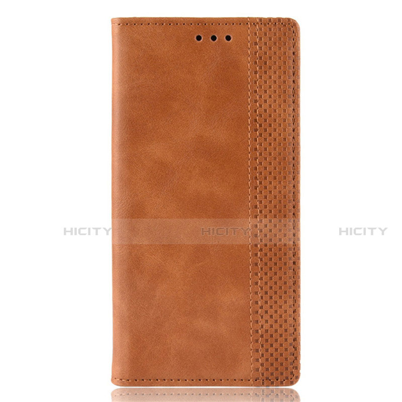 Handytasche Stand Schutzhülle Flip Leder Hülle L01 für Samsung Galaxy A21s Orange